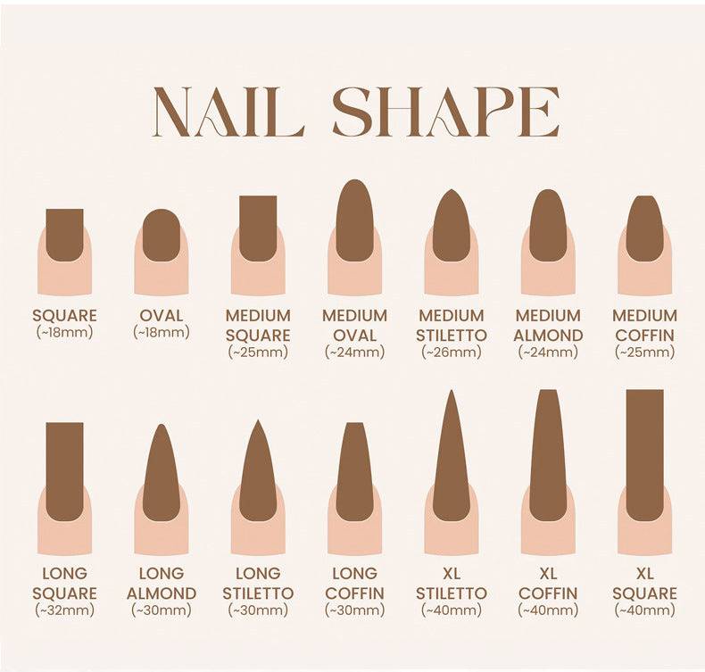 High-Grade French Hand-Worn Nail Autumn New High Quality Almond Nail Short Almond Medium Almond Hand-Worn