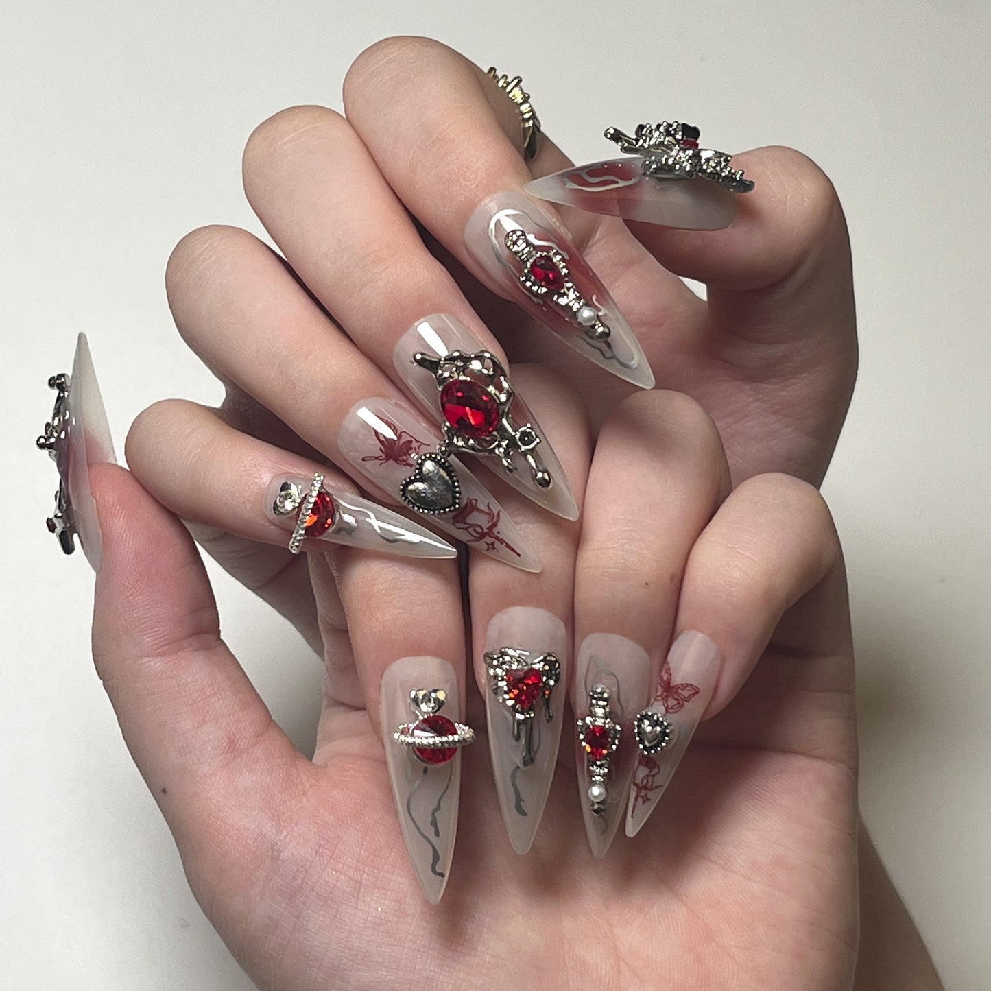 Hot Girl Wear Nail Piece Cross-Border Nail Fake Nails Wearable Nail Sticker Nail Tip Nail Sticker Nail Piece